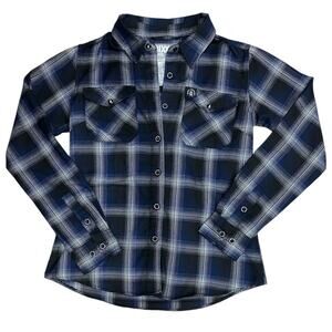 Dixxon Flannel Company Suicidal Tendencies WOMEN'S M Medium Button Down Shirt